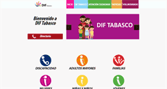 Desktop Screenshot of dif.tabasco.gob.mx